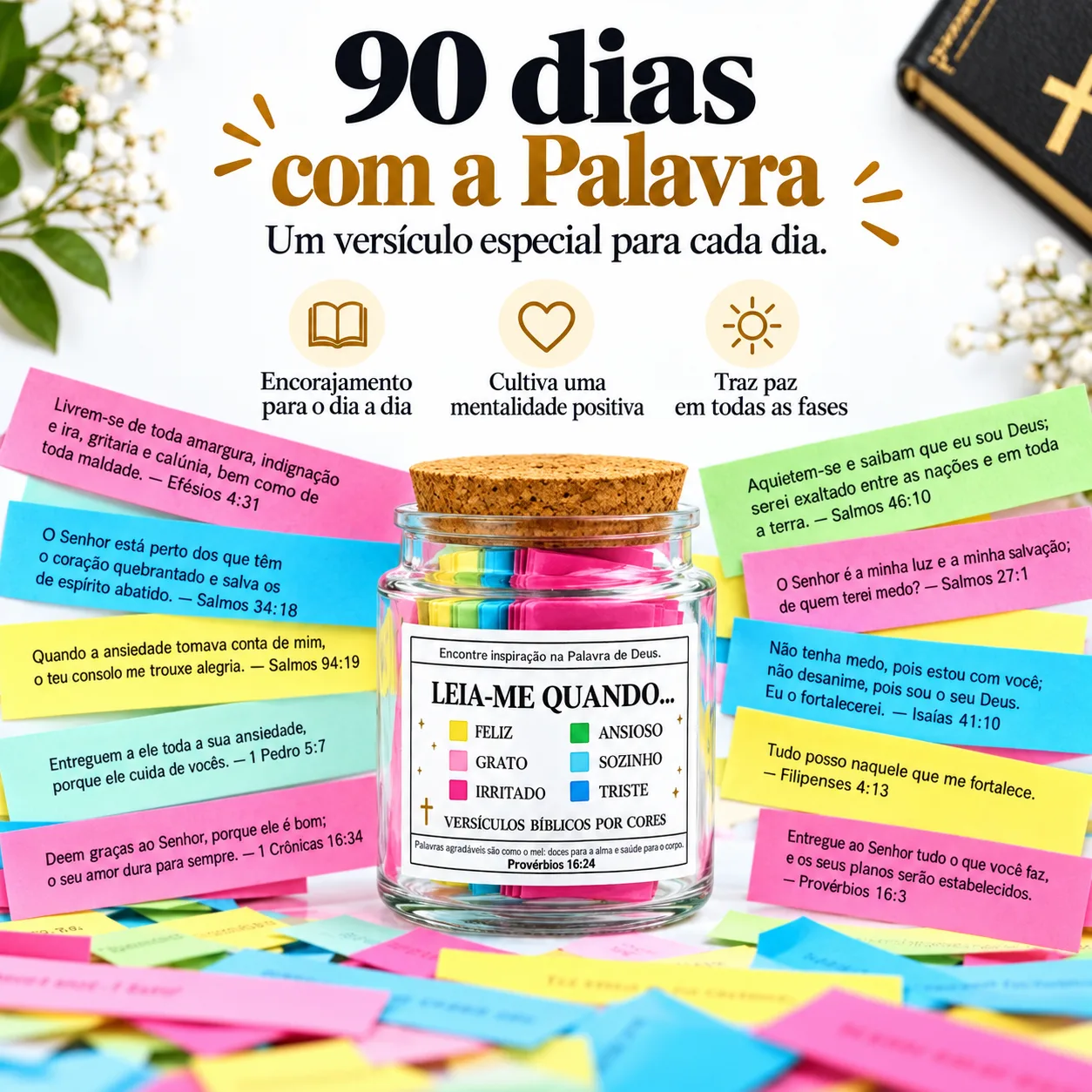 Kit Potinho da Palavra — 90 dias com a Palavra
